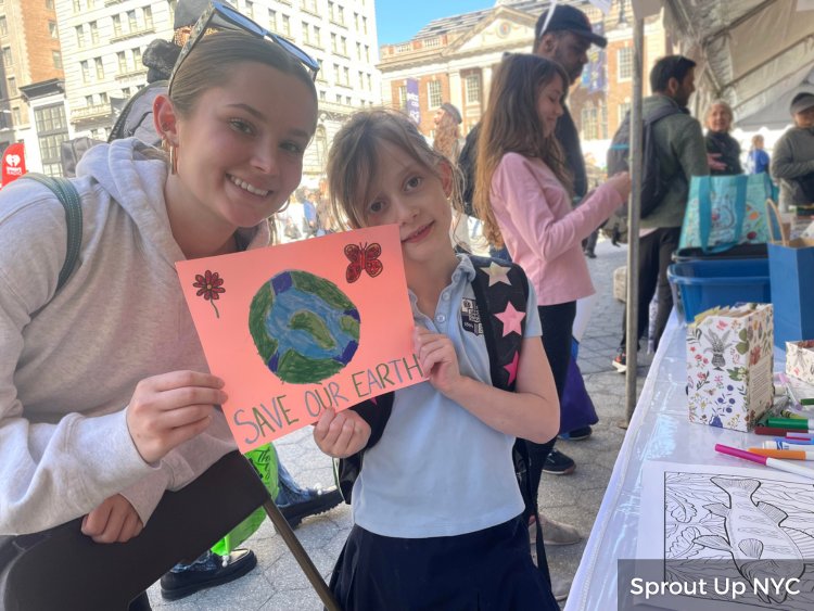 EV Sprout Up program at NYC Earth Day Festival – 2