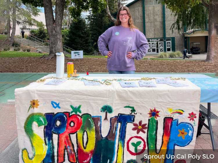 Sprout Up SLO chapter at Earth Month event