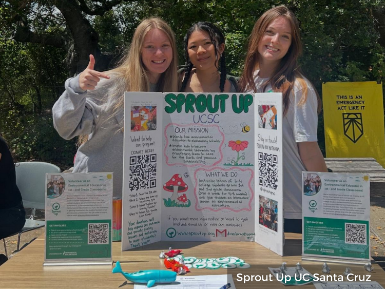 Sprout Up UCSC chapter at Earth Month event